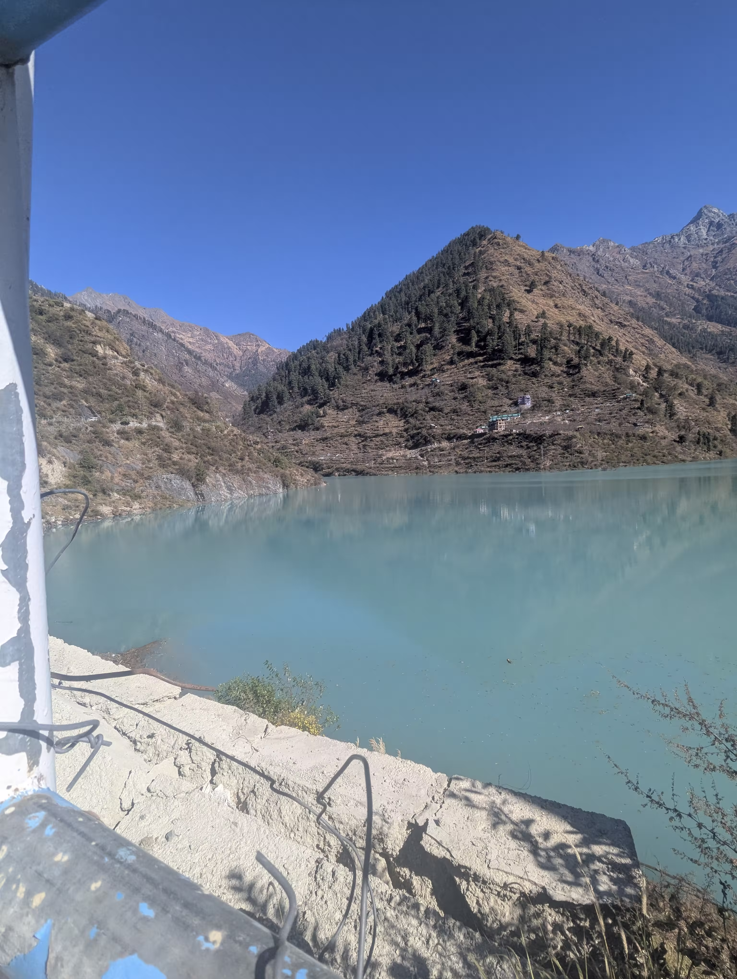 Blue lake