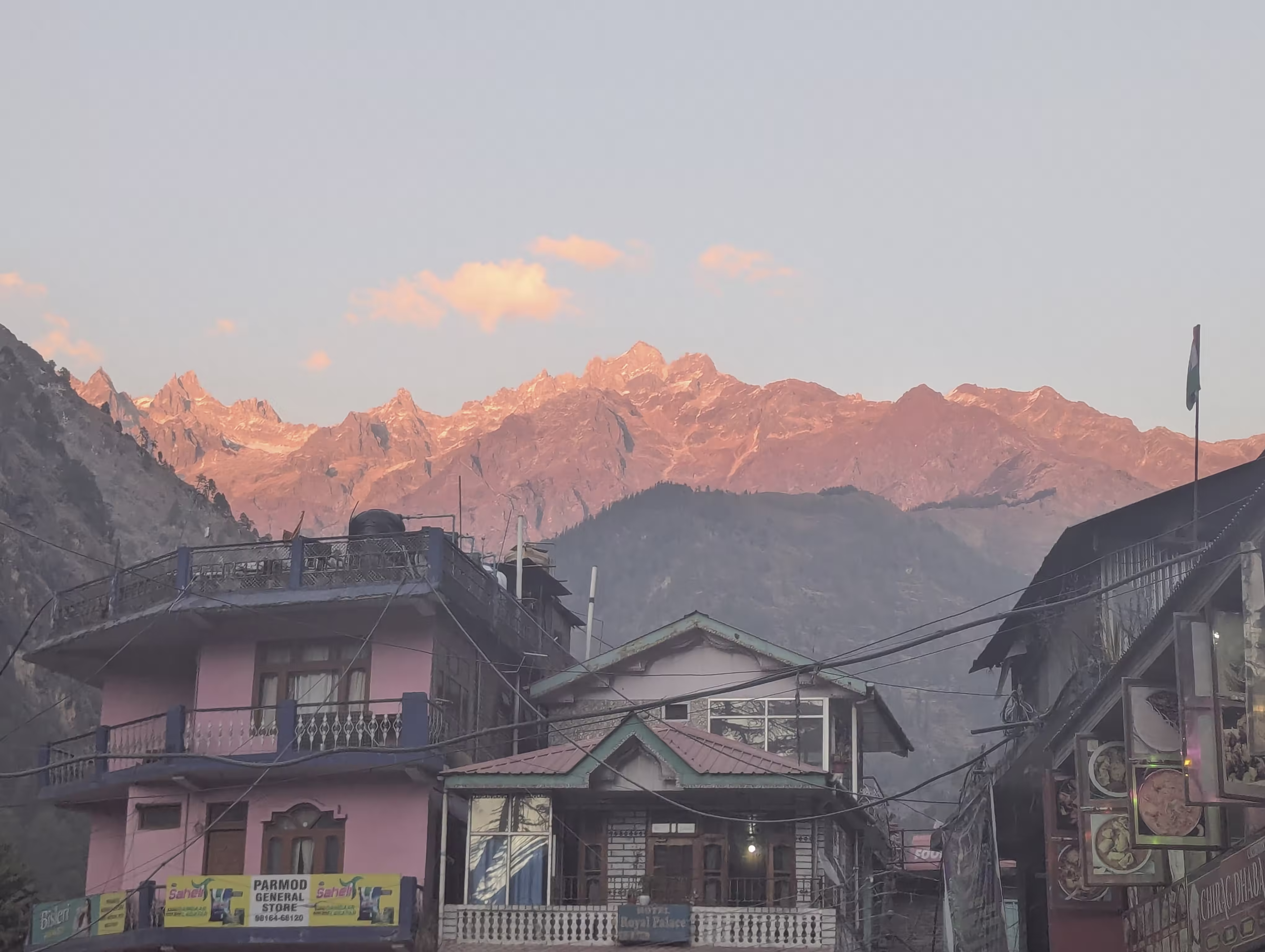 Pink village